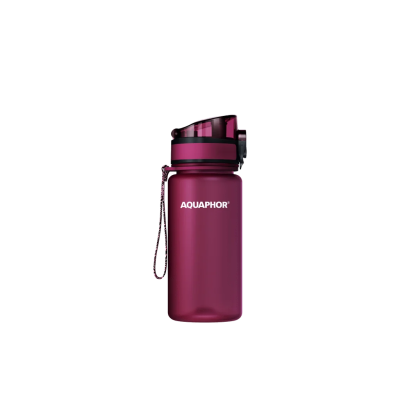 AQUAPHOR CITY - filtrační láhev 350ml - tmavě červená